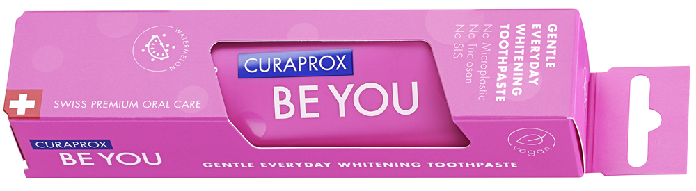 Curaprox BE YOU Singlepack Wassermelone Zahnpasta, pink