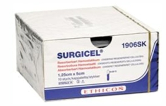 Ehticon Surgicel Original steril (Tabotamp)  1.3cm x 5.1cm