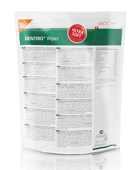 Dentiro Wipes-Feuchttüchlein-Refill Ultra Soft Lemon