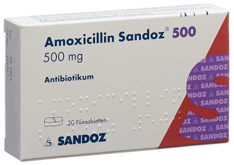 Amoxcillin Sandoz Lactabs 500 mg