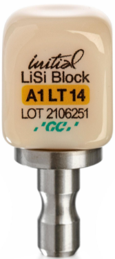 GC Initial LiSi Block, CEREC, Size 14, A1  LT