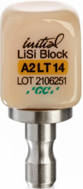 GC Initial LiSi Block, CEREC, Size 14, A2  LT