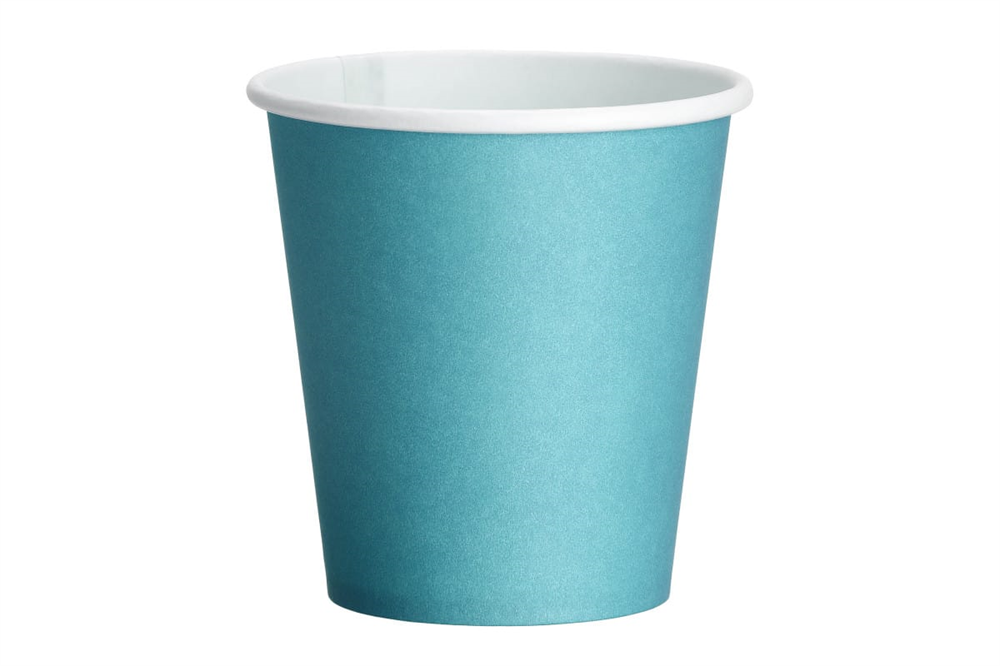 Becher/Goblets 200ml Karton, laguna blau