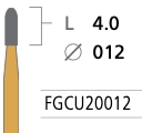 REF FGCU20012/6, Intensiv CrownCutter, Cylinder rounded