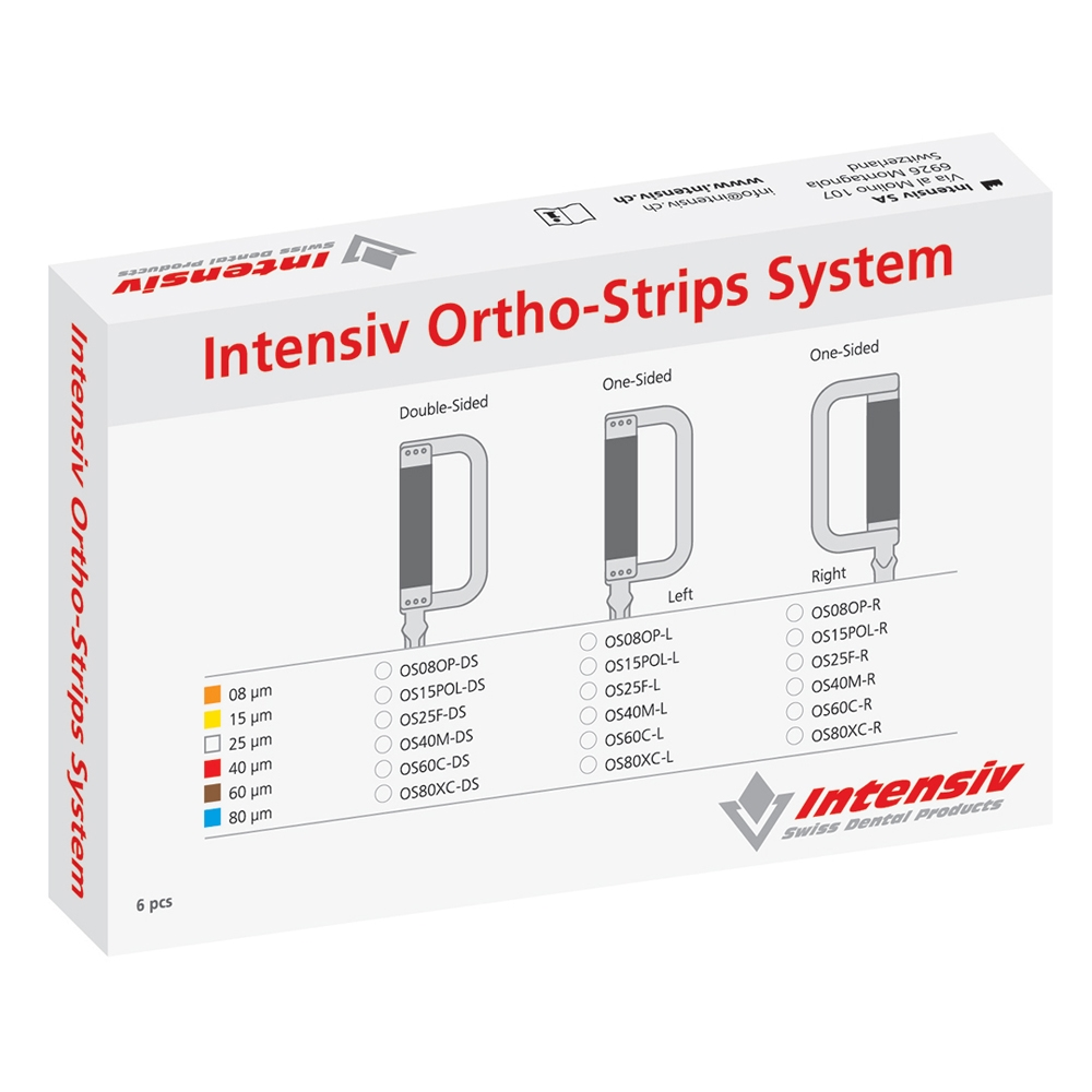 REF OSSet02/6, Intensiv Ortho-Strips System Set02, Double-Sided