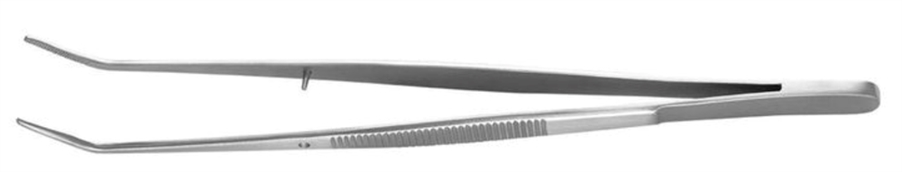 London College tweezers, ribbed handle