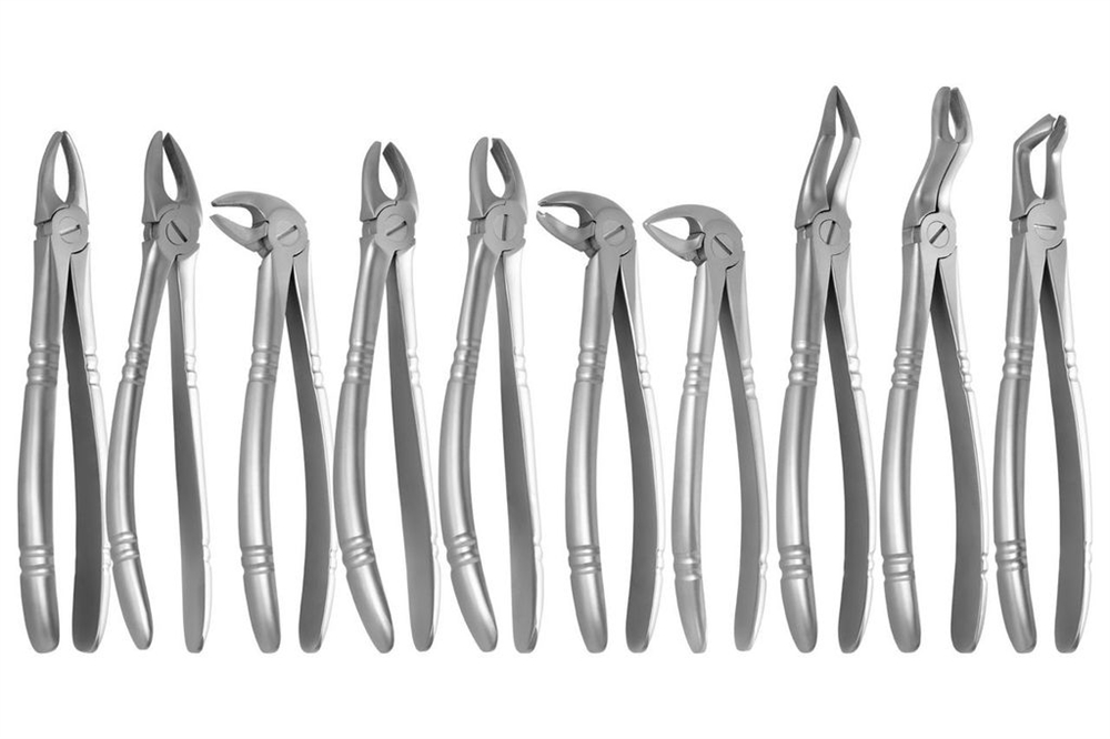 Standard Extraction Forceps Set, ergonomic