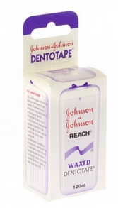 Zahnseide Johnson&amp;Johnson  Dentotape extra wide gewachst