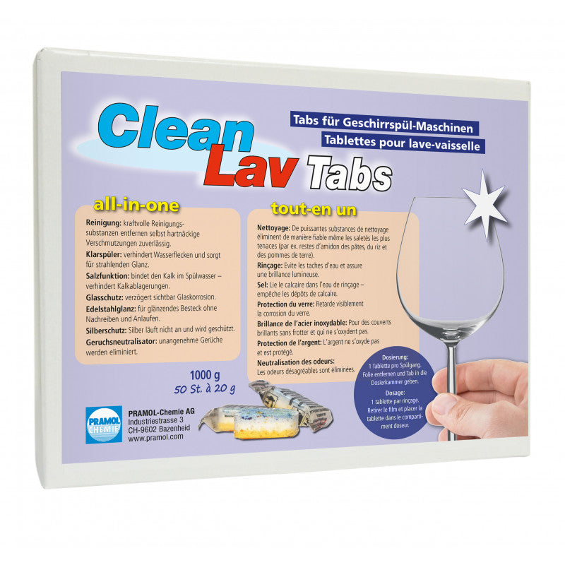 CleanLav Tabs Box à 50 x 21.5 g